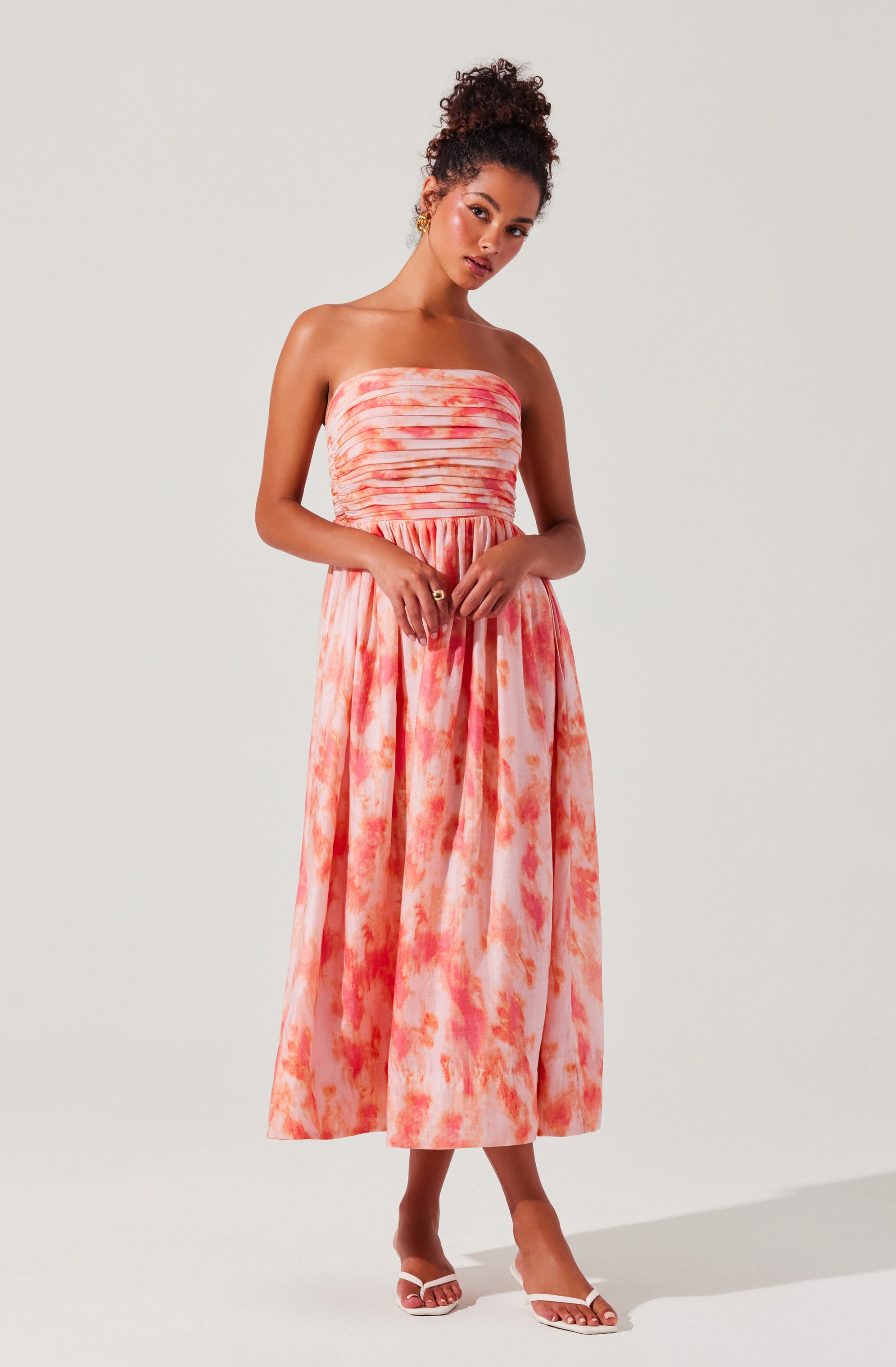 Aneesha tie dye dress
