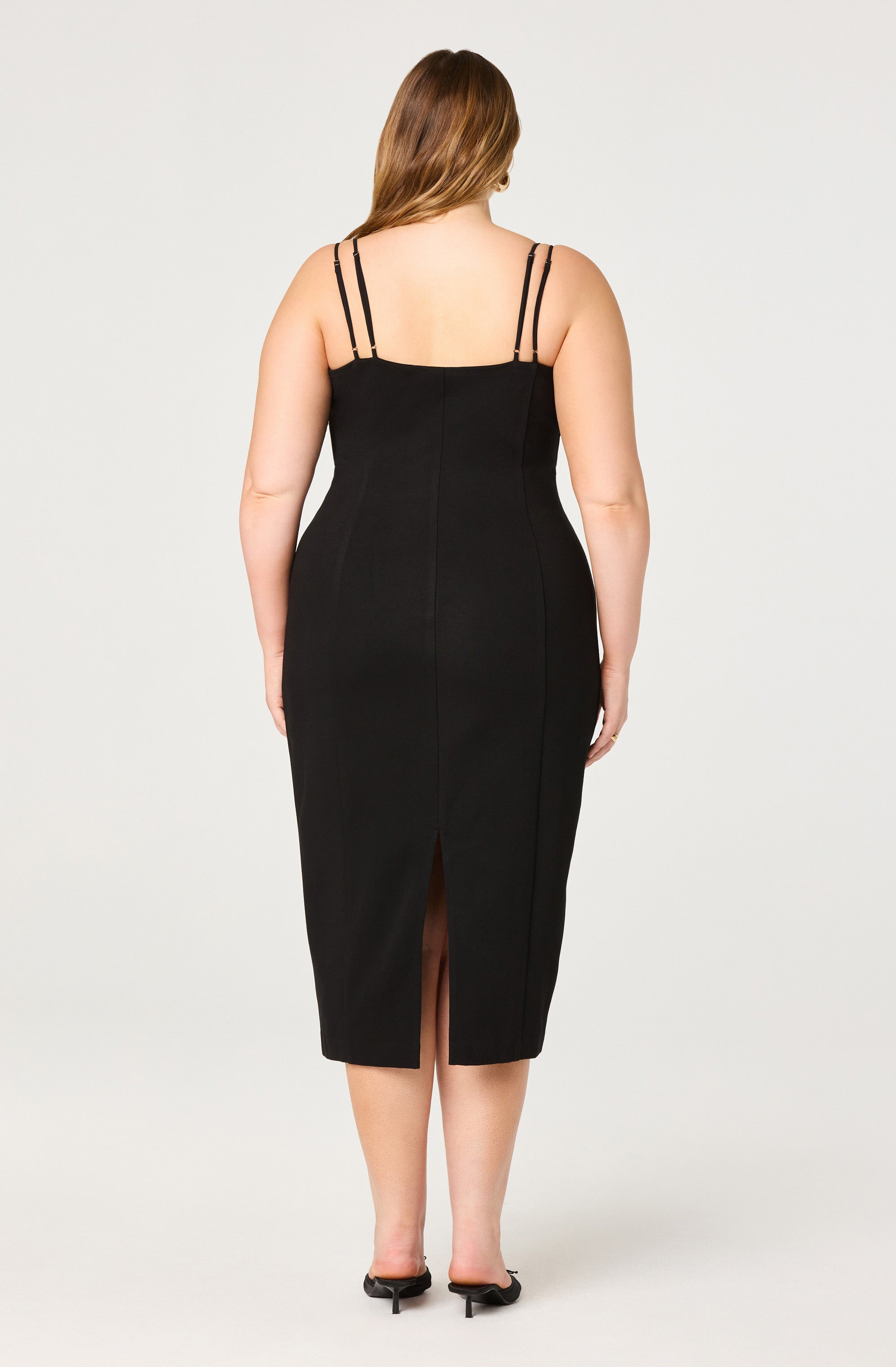 Allura Peekaboo Lace Midi Dress