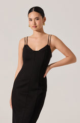 Allura Peekaboo Lace Midi Dress