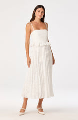 Emerys Pleated Midi Dress