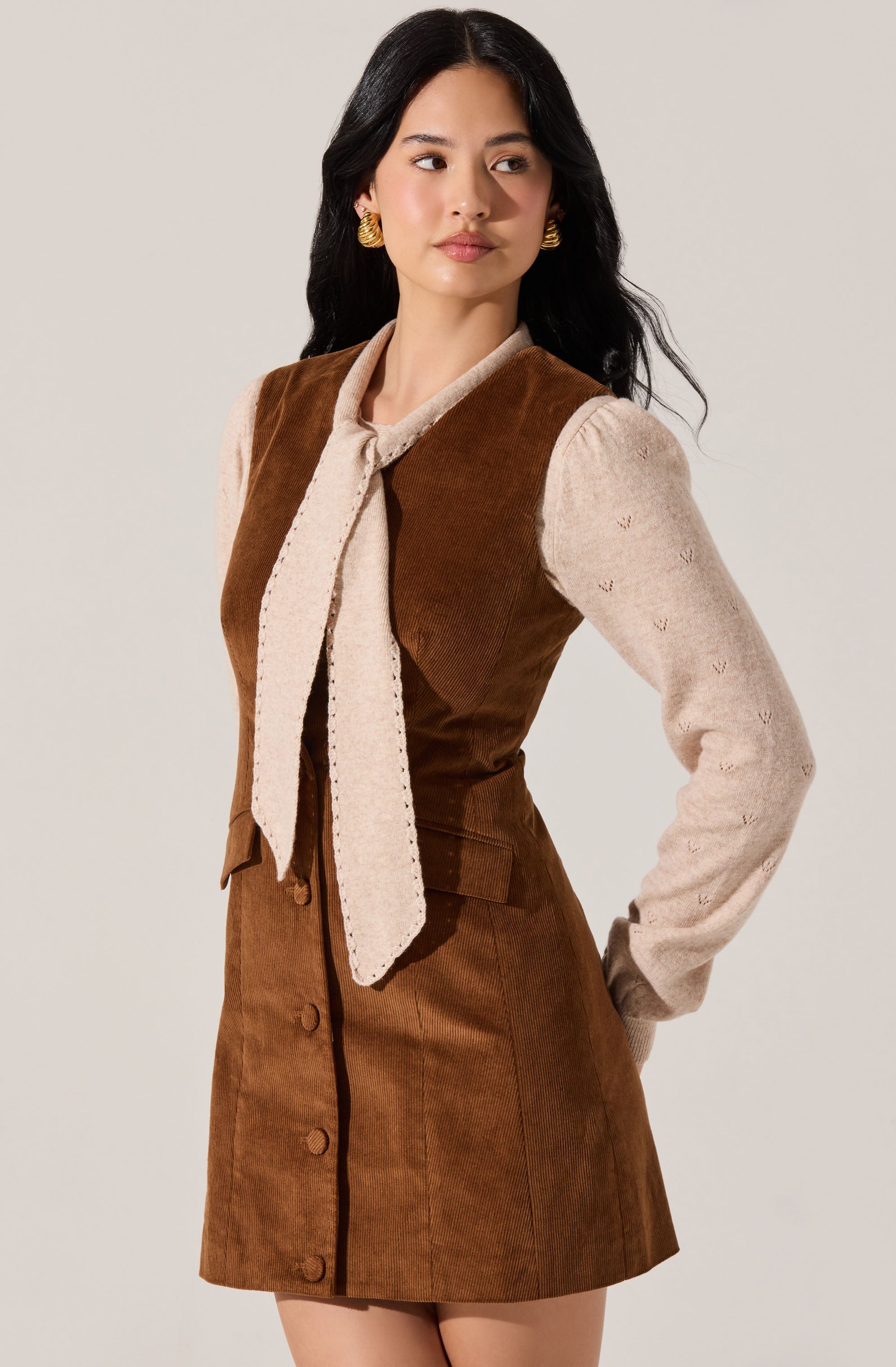 Gisselle Corduroy Mini Dress