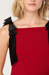 Ambria Bow Mini Dress