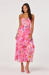 Bayley Floral Pleated Maxi Dress