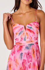 Bayley Floral Pleated Maxi Dress
