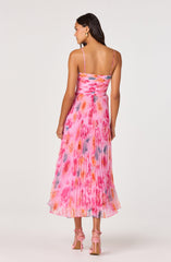 Bayley Floral Pleated Maxi Dress