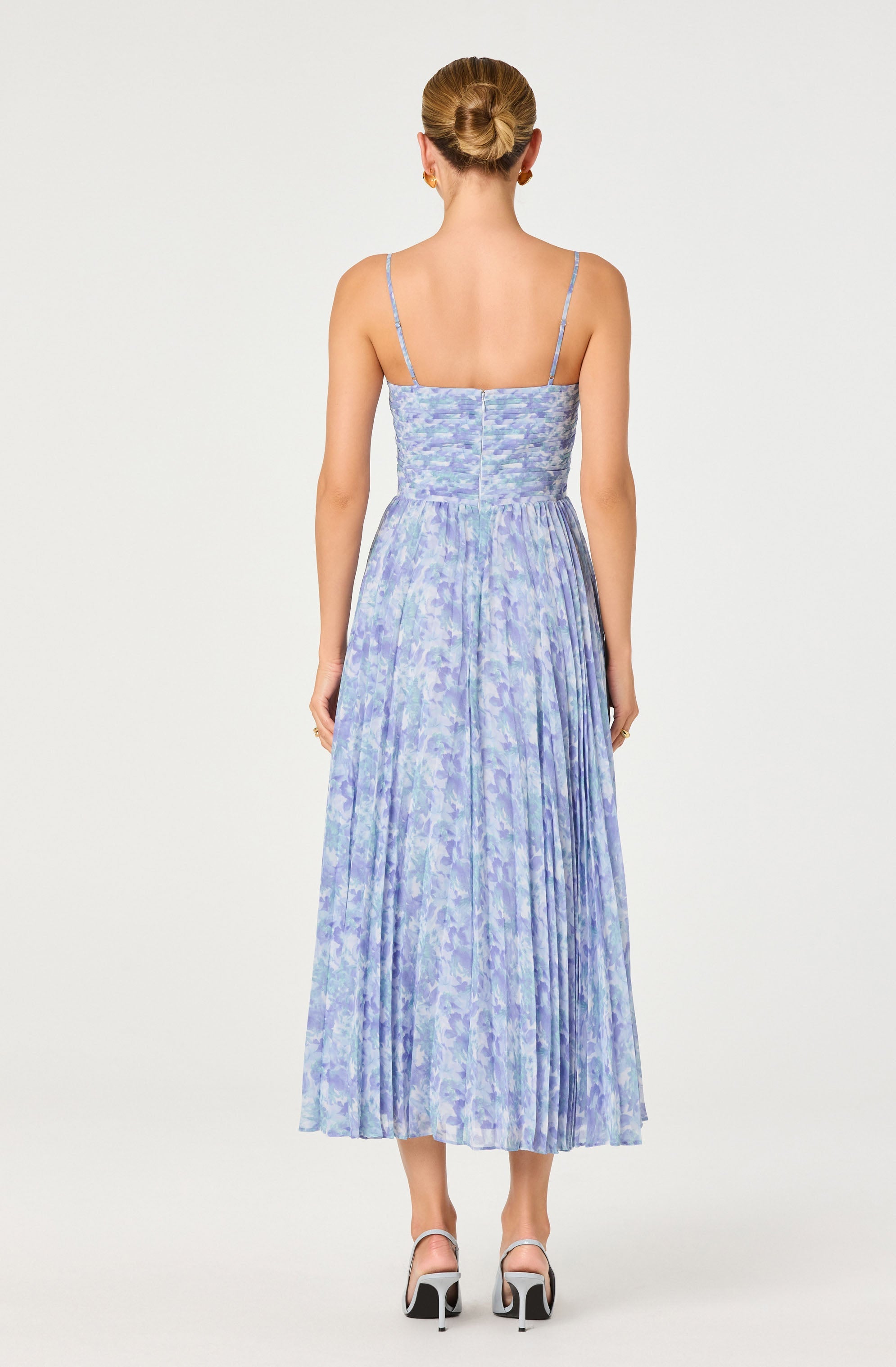 Bayley Floral Pleated Maxi Dress