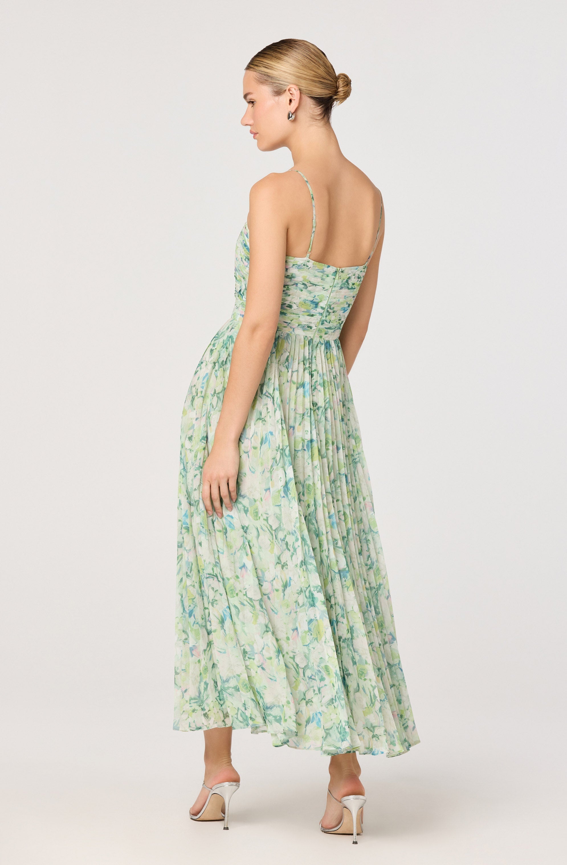 Bayley Floral Pleated Maxi Dress