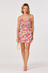 Blanca Floral Ruffle Mini Dress
