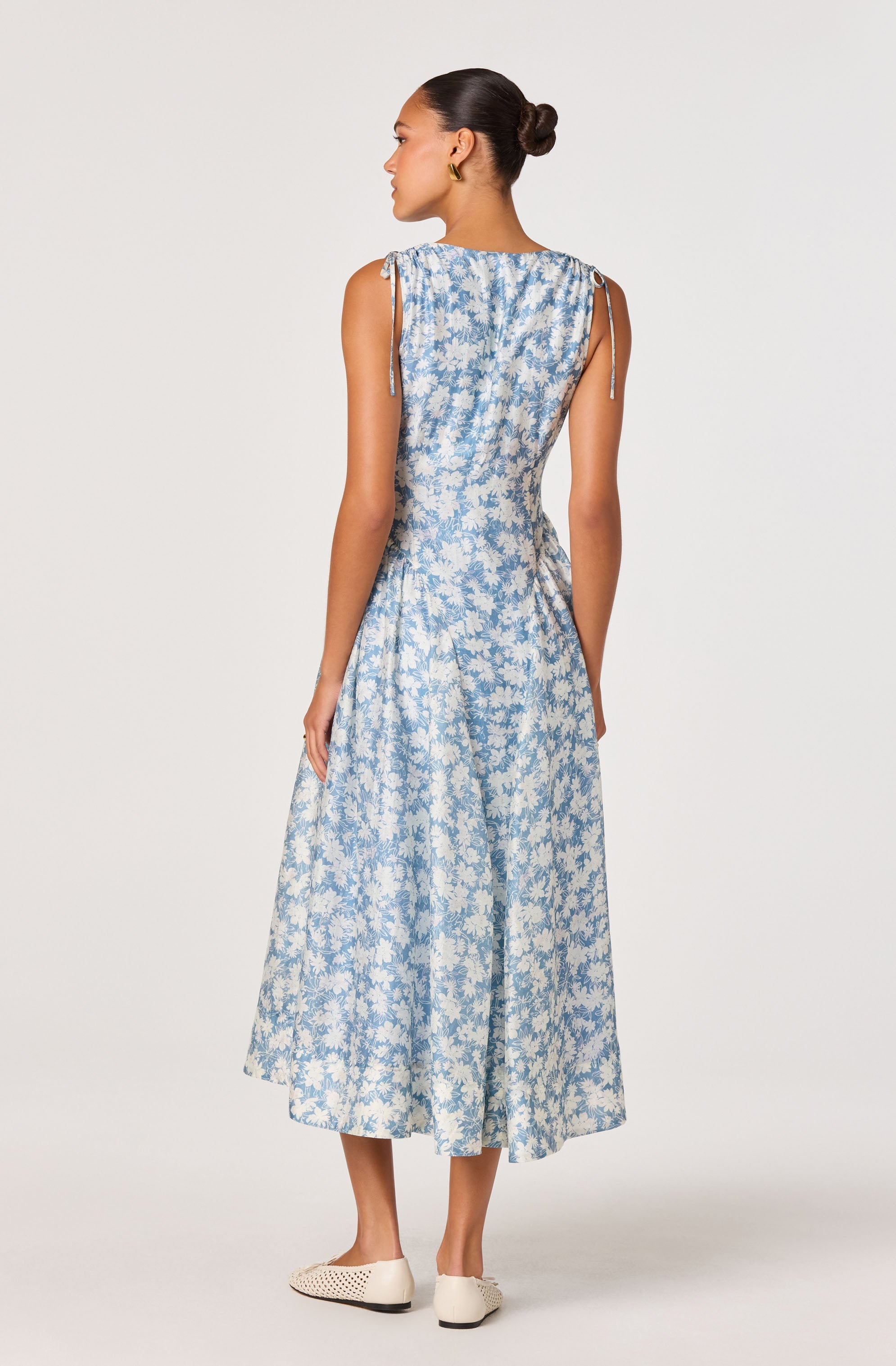 Emmery Floral Wrap Midi Dress