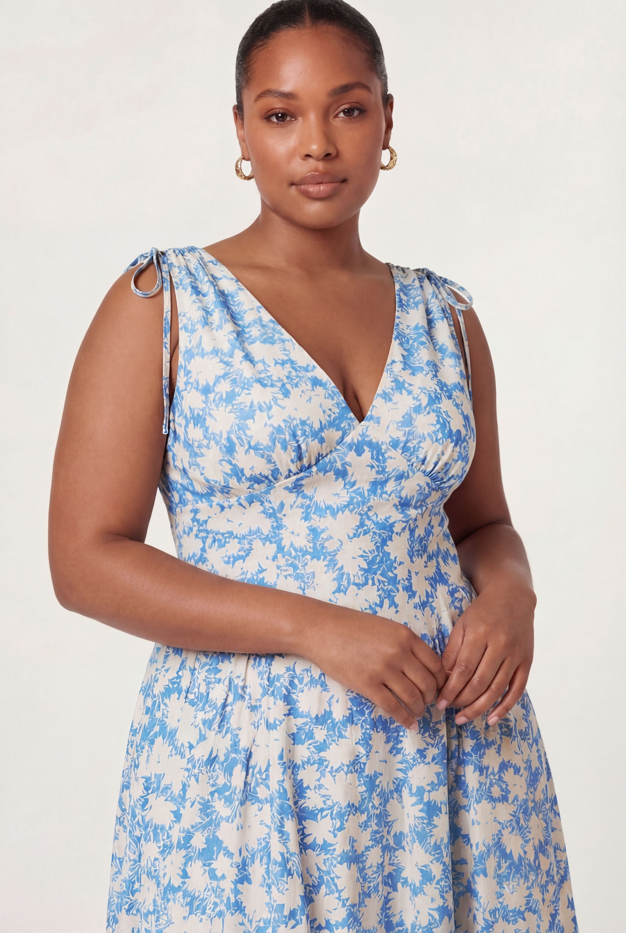 Emmery Floral Wrap Midi Dress