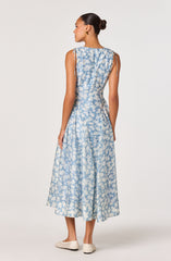 Emmery Floral Wrap Midi Dress