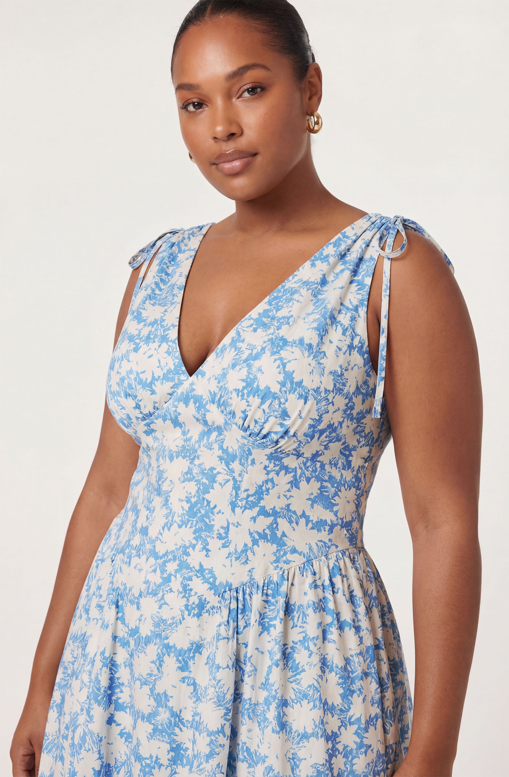 Emmery Floral Wrap Midi Dress