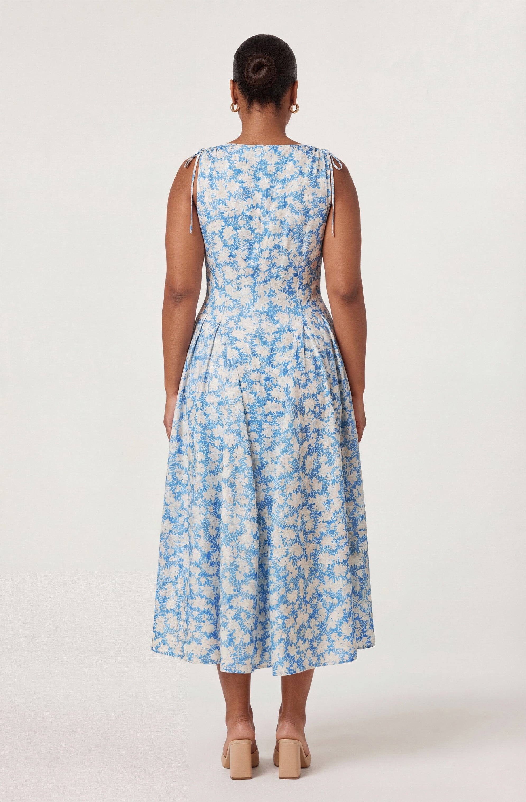 Emmery Floral Wrap Midi Dress