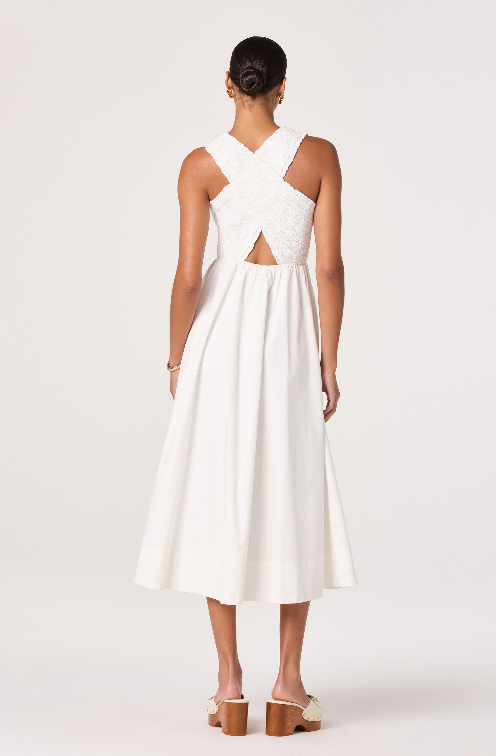 Hollie Smocked Midi Dress