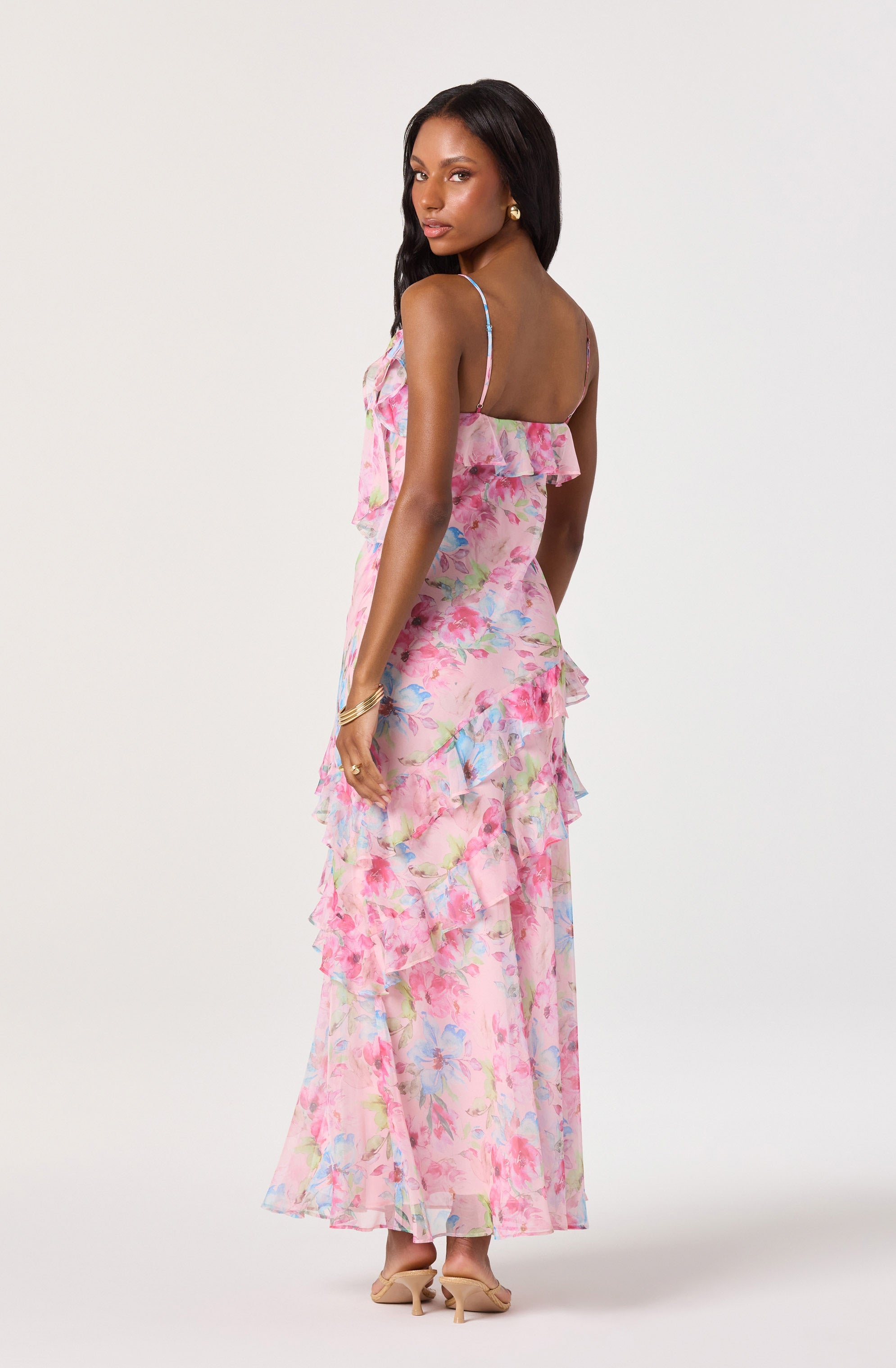 Amiya Chiffon Maxi Dress