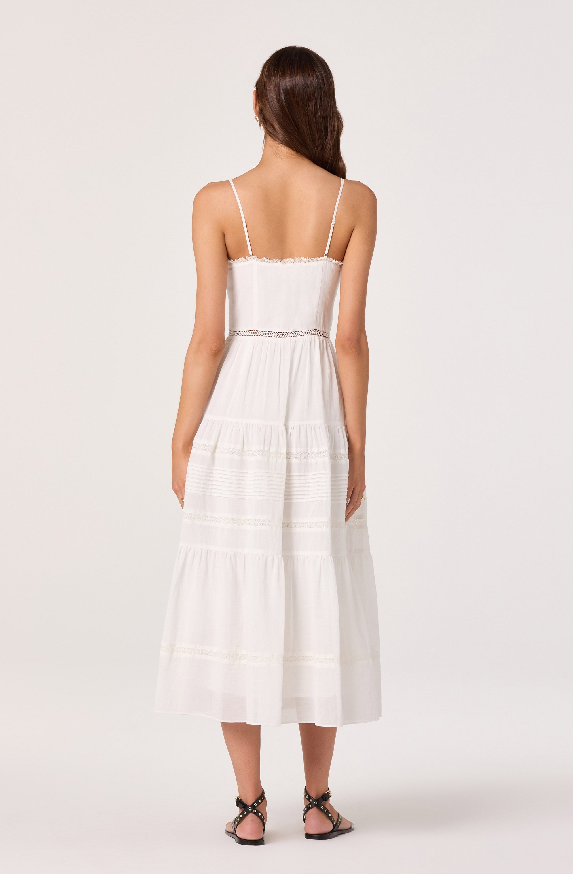 Annabel Eyelet Midi Dress