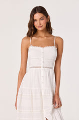 Annabel Eyelet Midi Dress