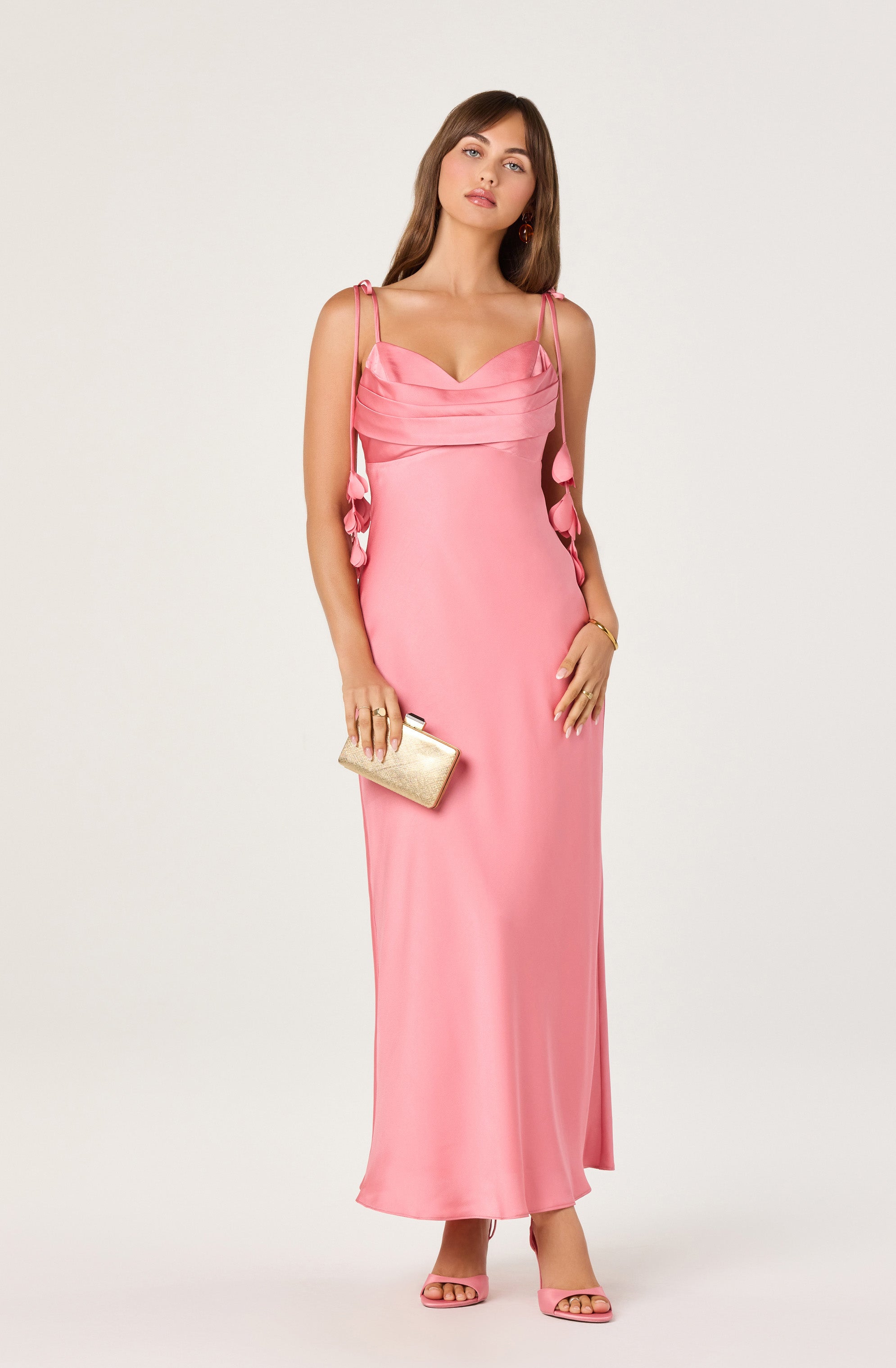 Hera Satin Maxi Dress