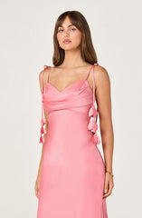 Hera Satin Maxi Dress