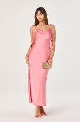 Hera Satin Maxi Dress