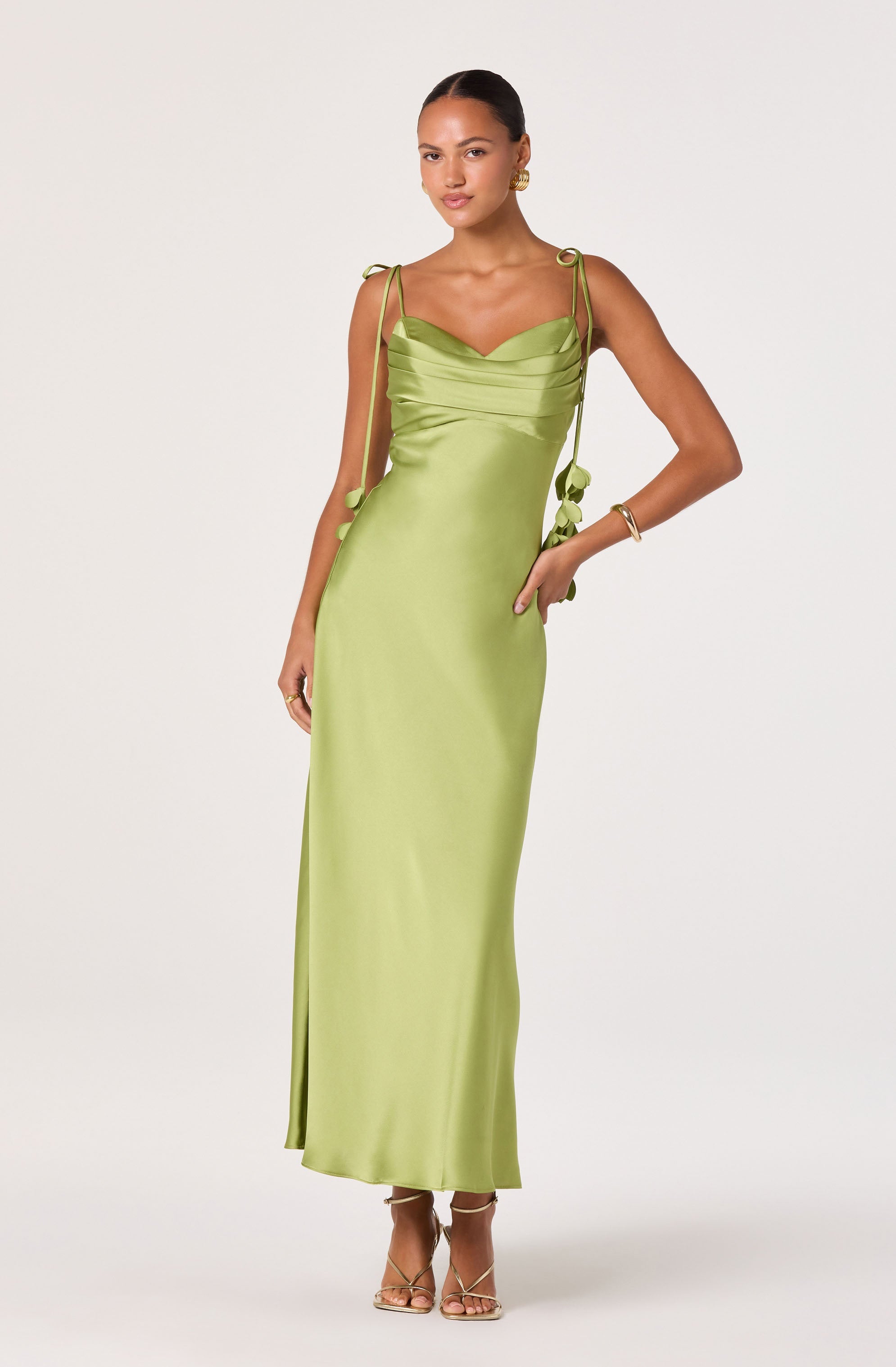 Hera Satin Maxi Dress
