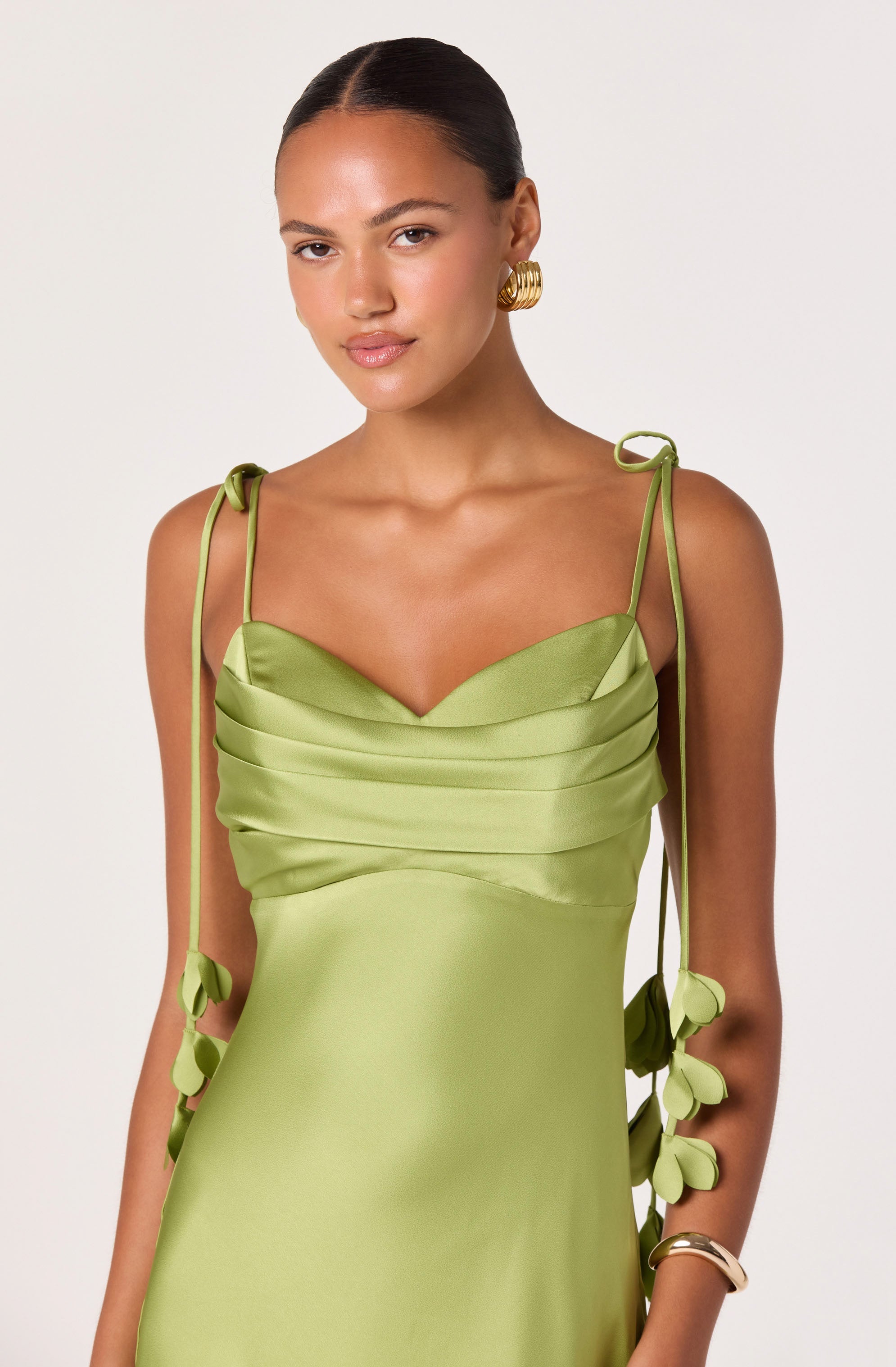 Hera Satin Maxi Dress