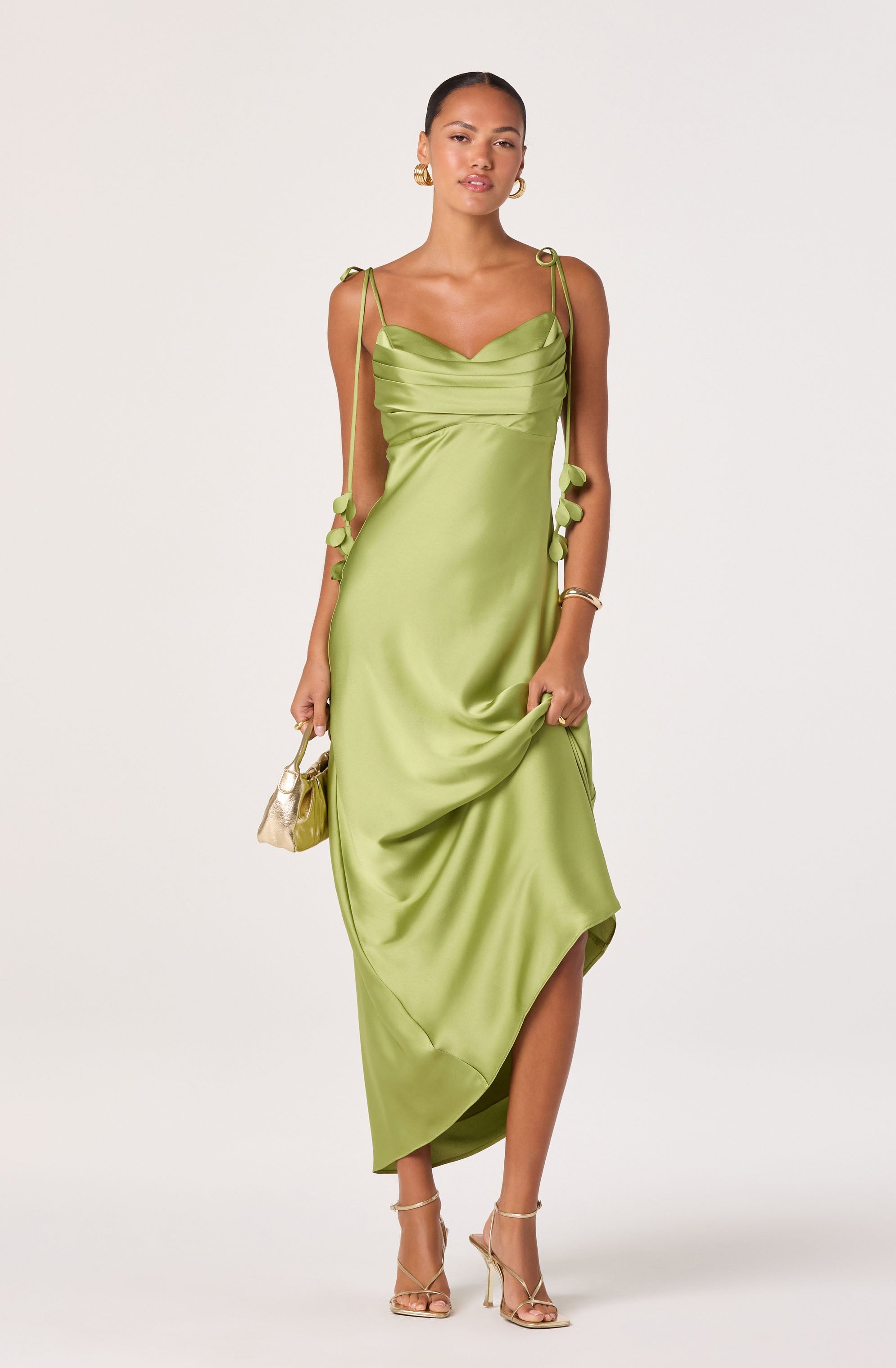 Hera Satin Maxi Dress