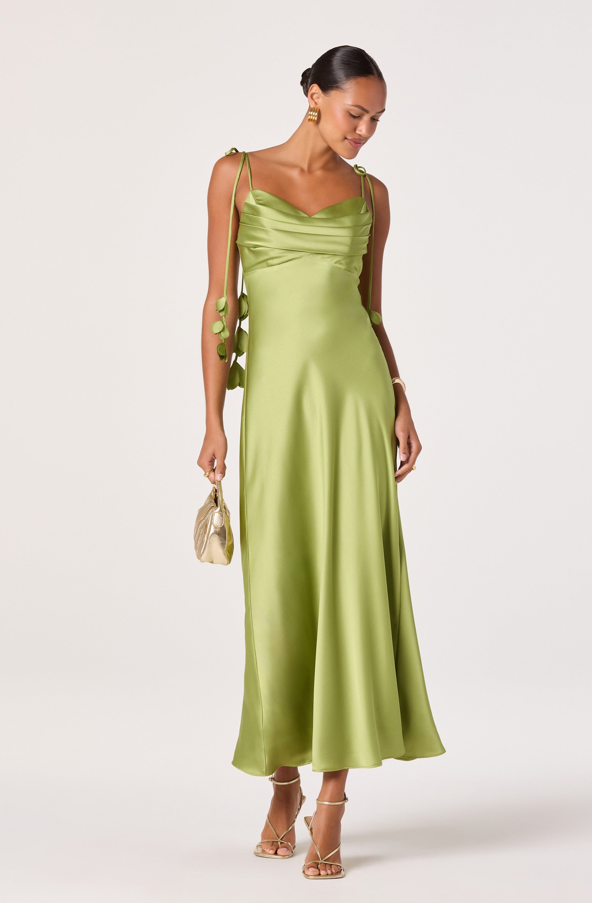Hera Satin Maxi Dress