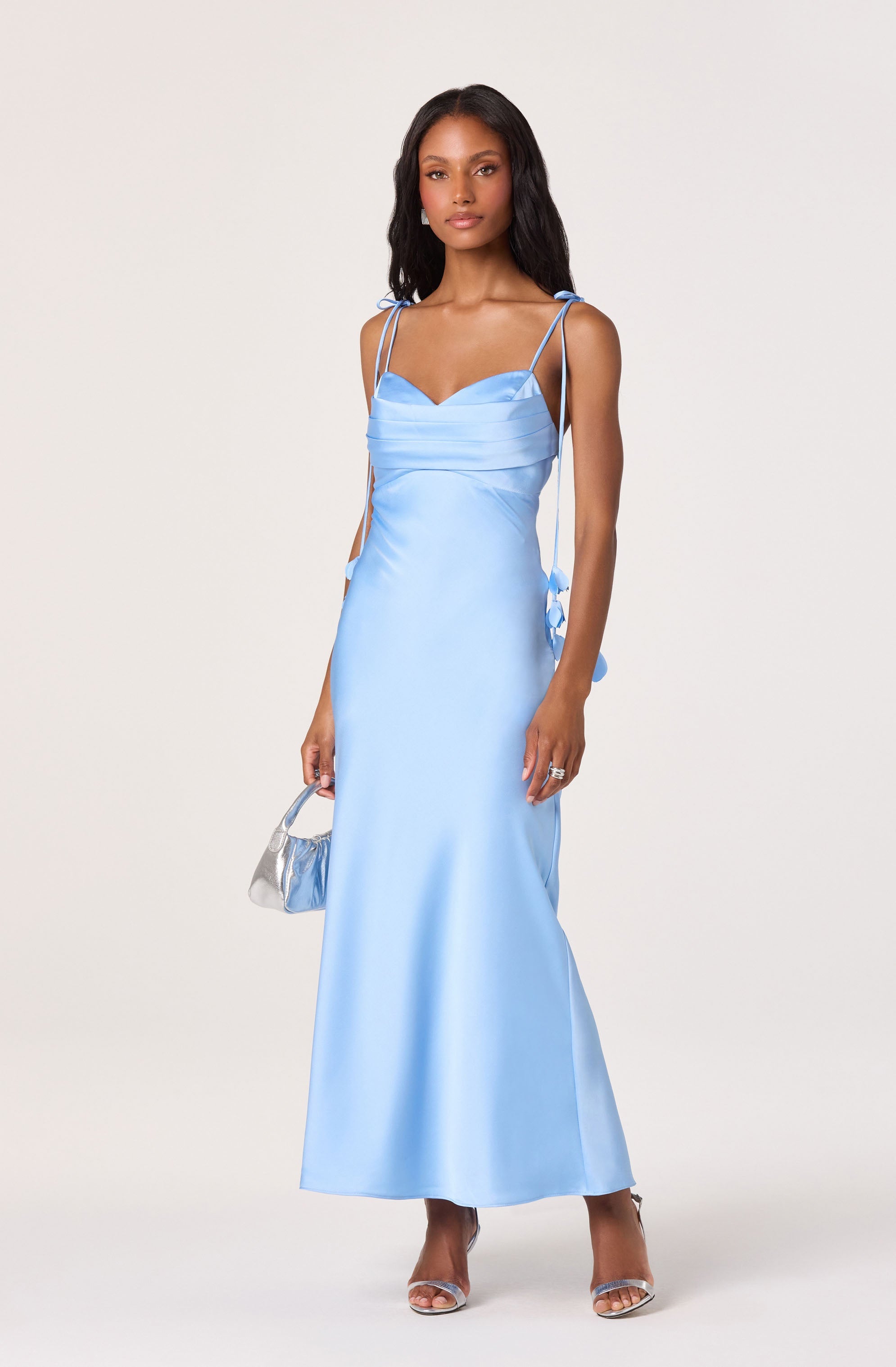 Hera Satin Maxi Dress
