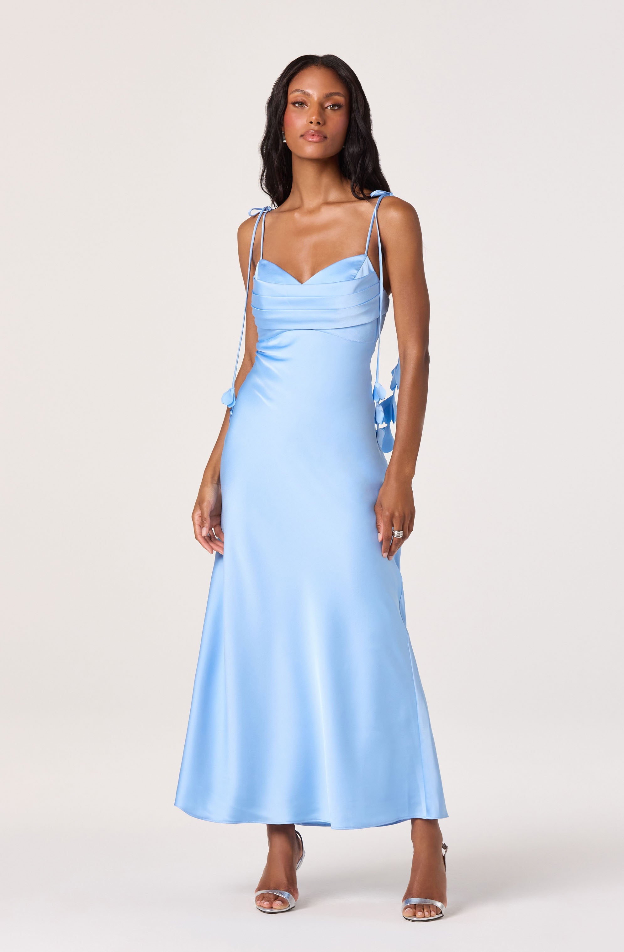 Hera Satin Maxi Dress