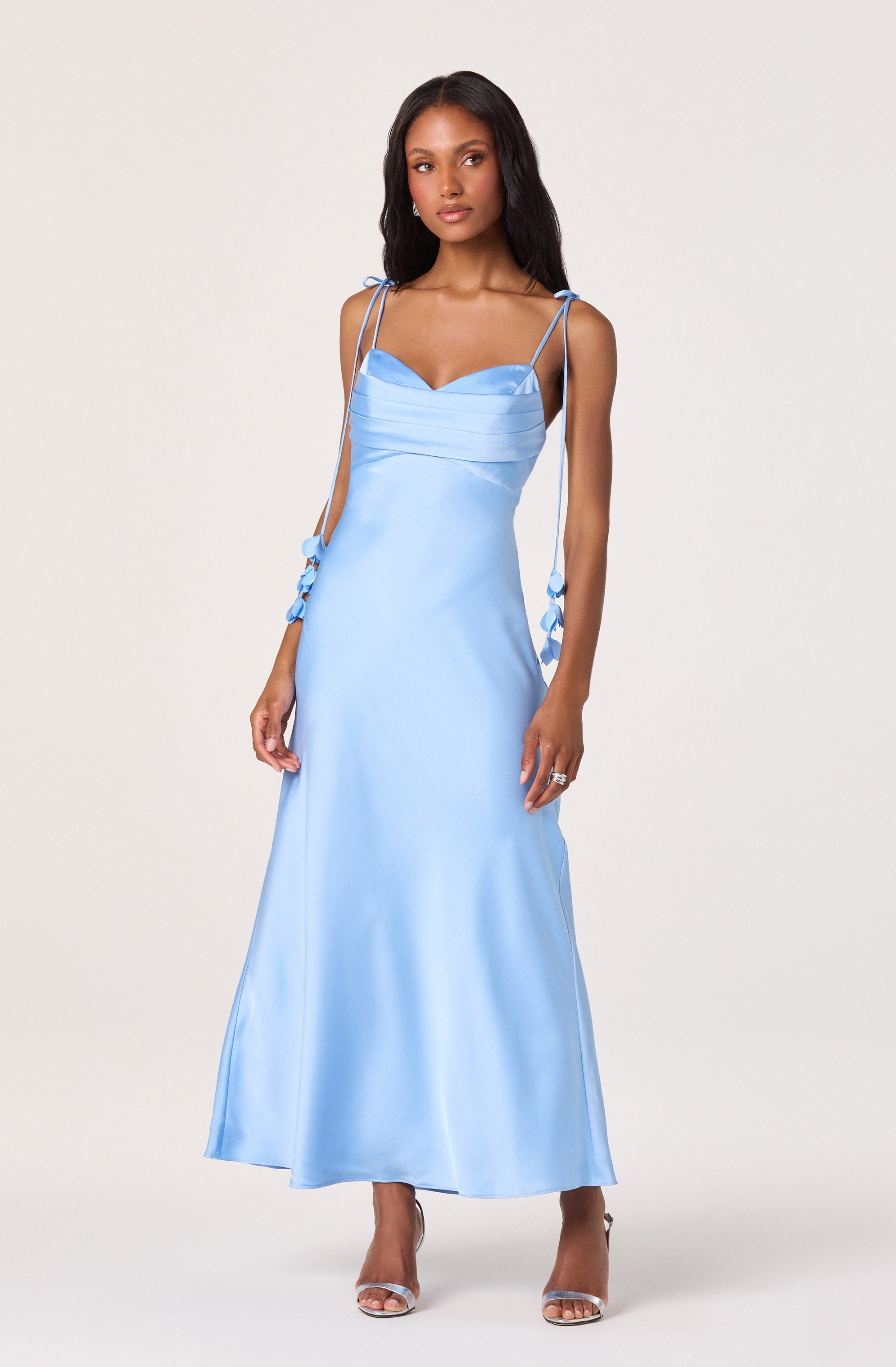 Hera Satin Maxi Dress