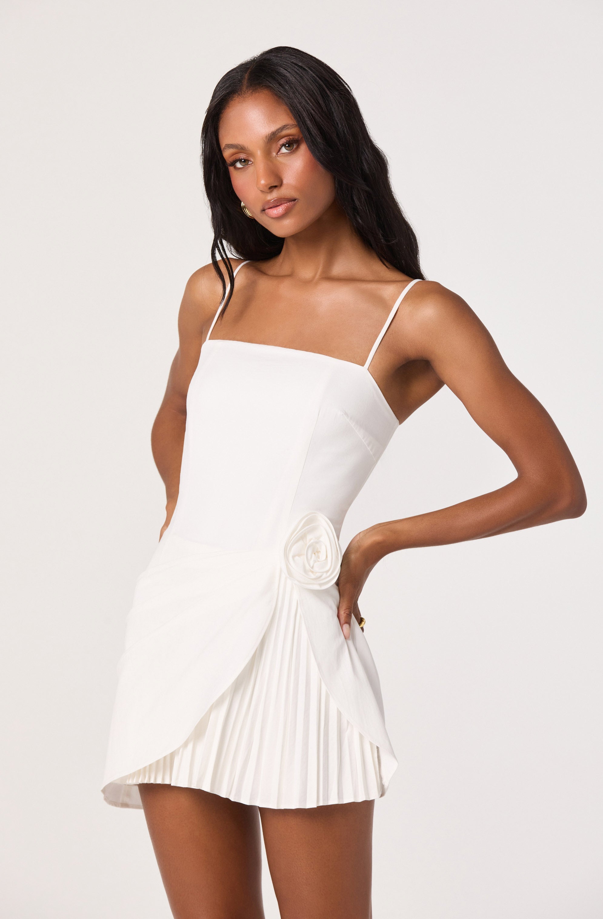 Blake Pleated Mini Dress