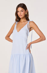 Amalina Drop-Waist Maxi Dress