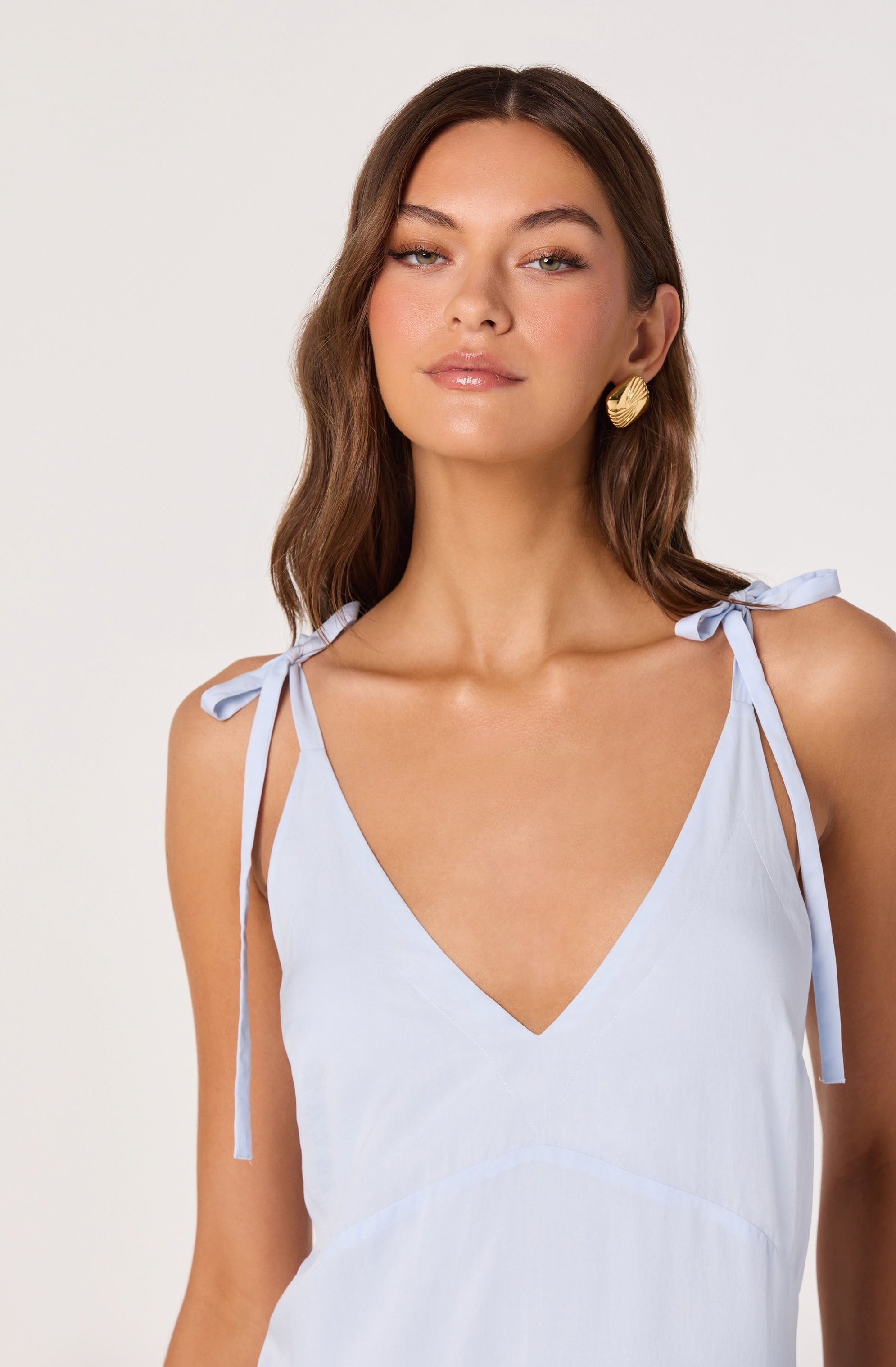 Amalina Drop-Waist Maxi Dress