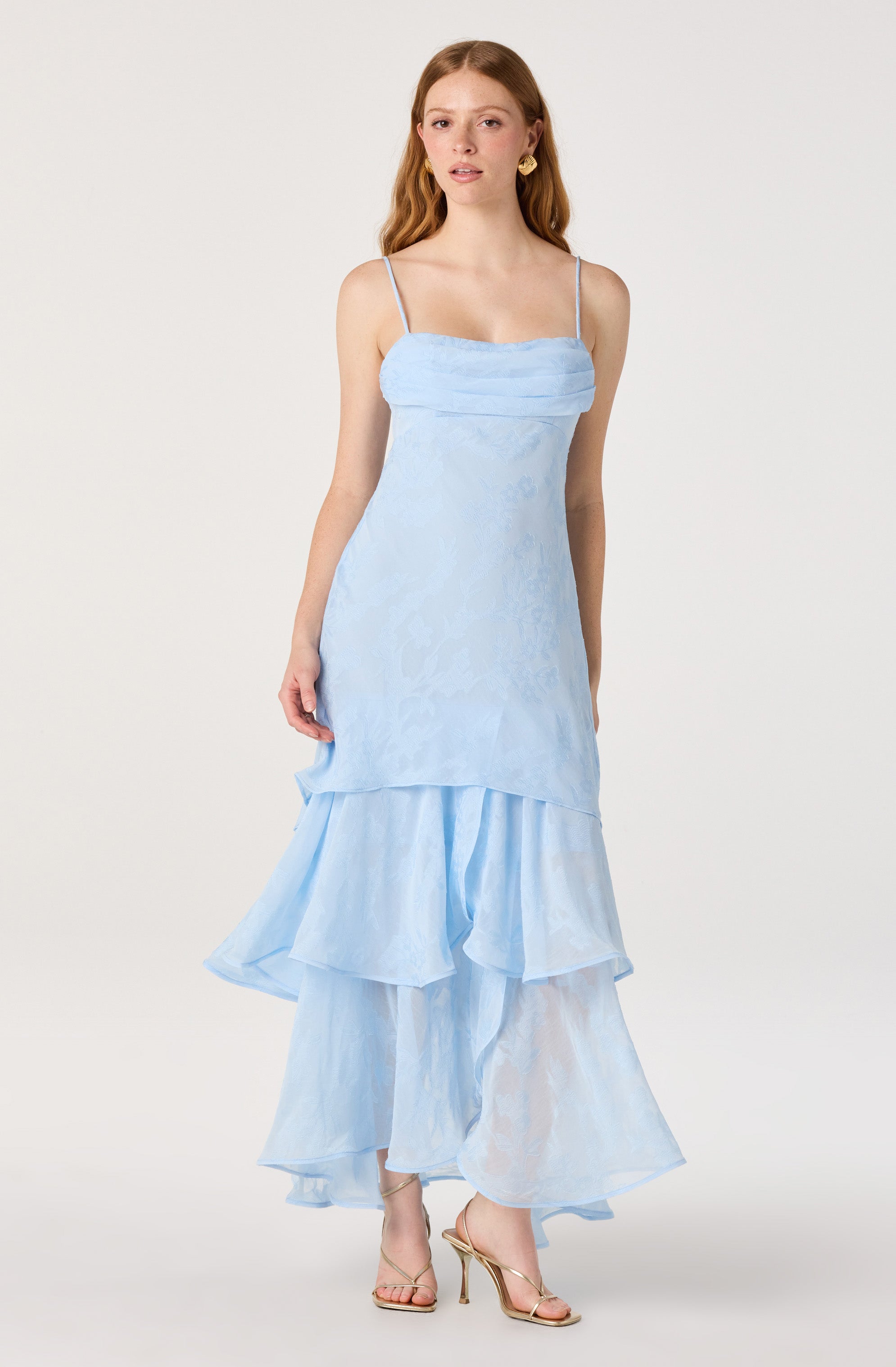 Allison Tiered Ruffle Maxi Dress