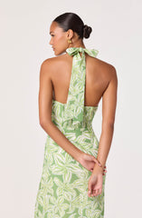Anita Halter Keyhole Midi Dress