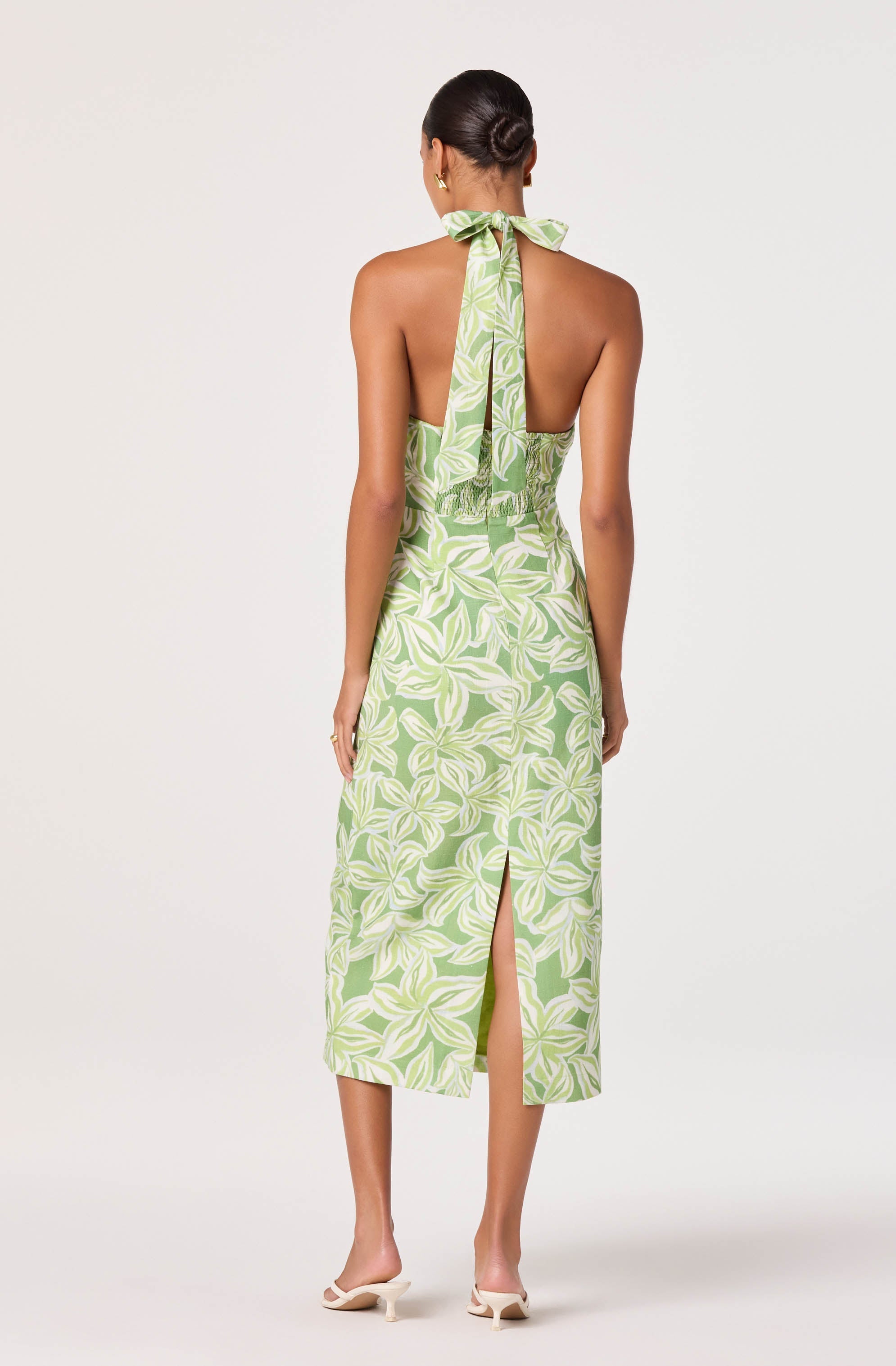 Anita Halter Keyhole Midi Dress