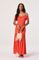 Andreana Off-Shoulder Knit Maxi Dress