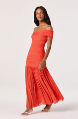 Andreana Off-Shoulder Knit Maxi Dress