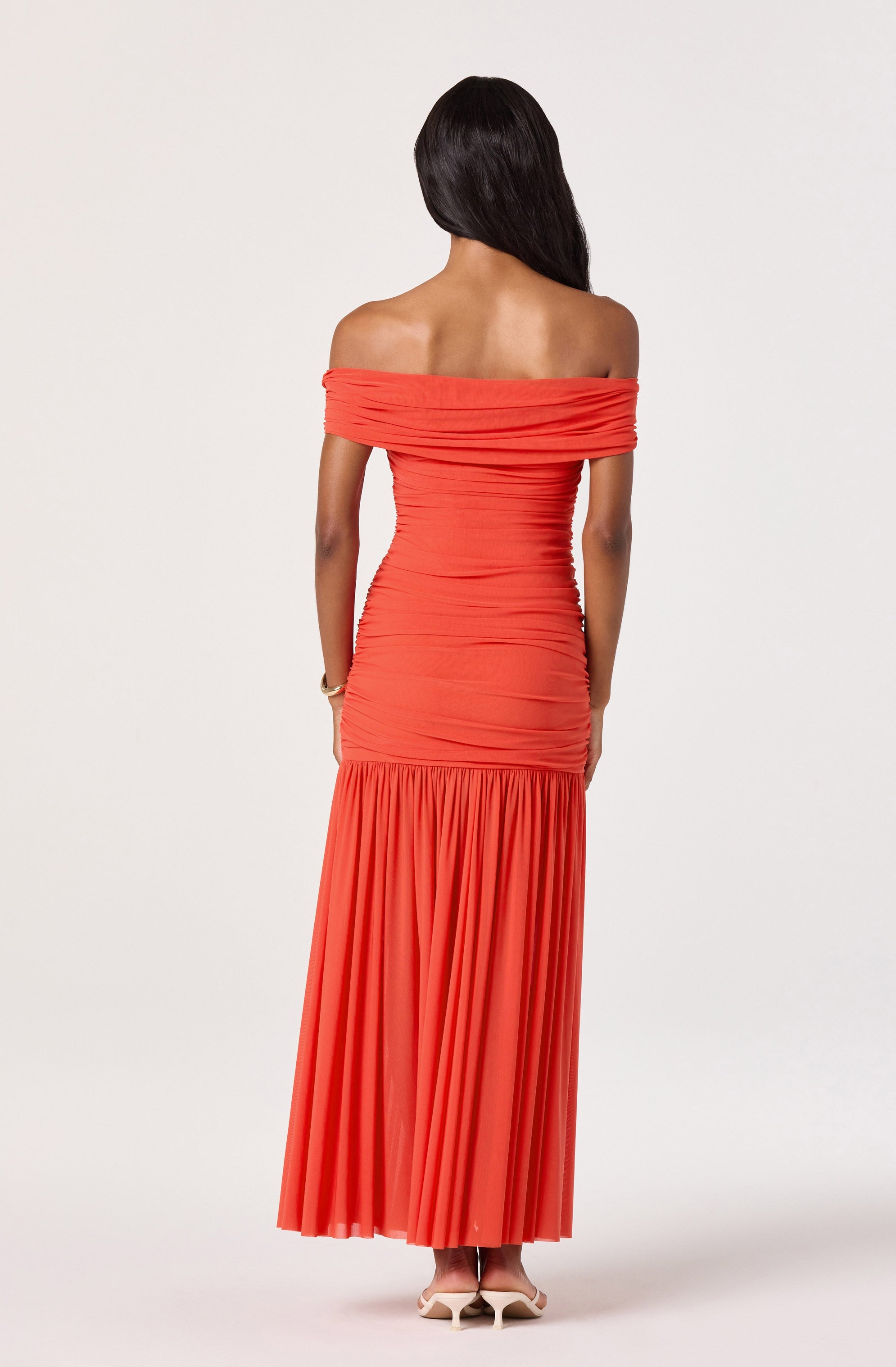 Andreana Off-Shoulder Knit Maxi Dress