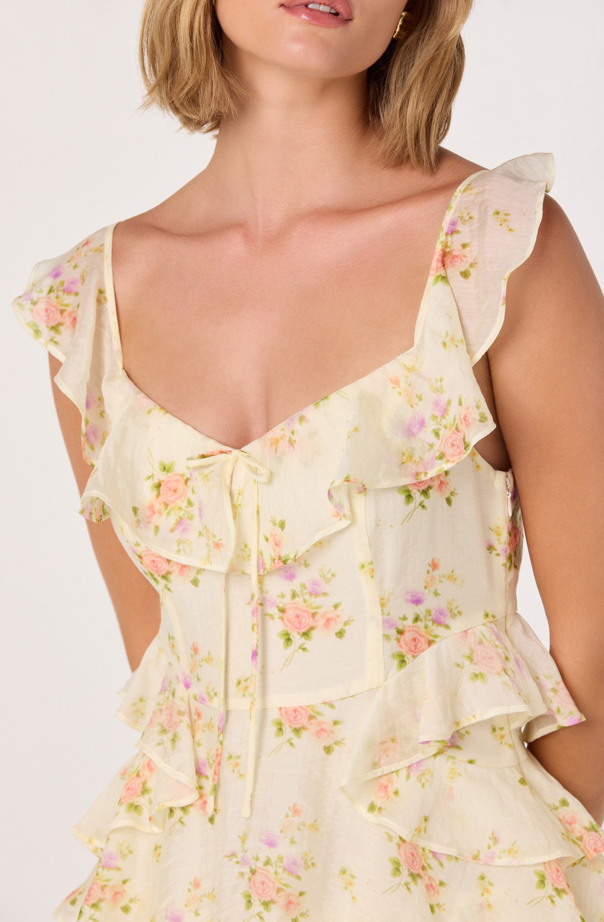 Adessa Floral Ruffle Tiered Maxi Dress