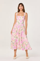 Elodie Floral Midi Dress