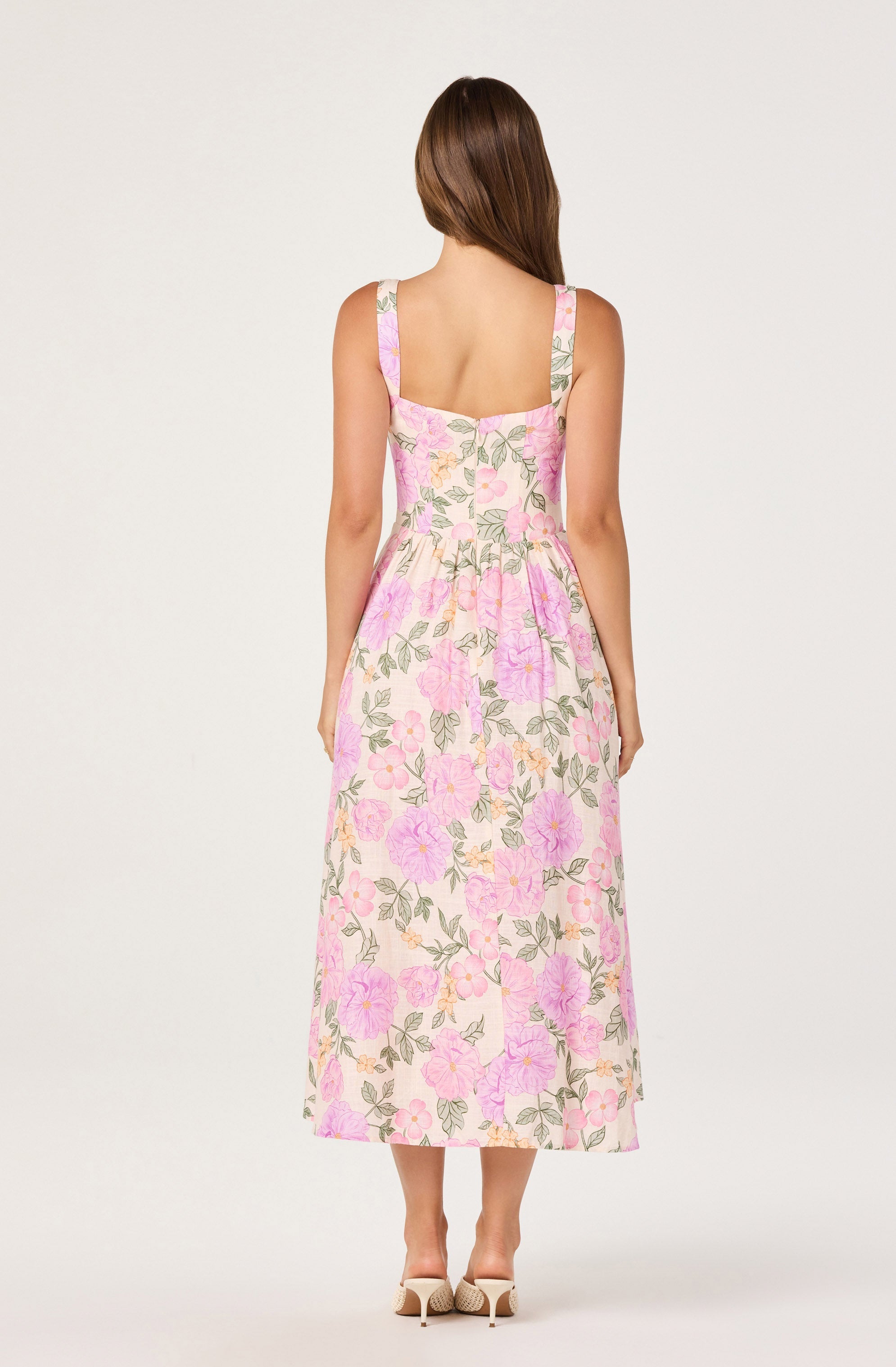 Elodie Floral Midi Dress