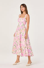 Elodie Floral Midi Dress