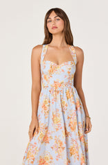 Beryl Garden Floral Midi Dress