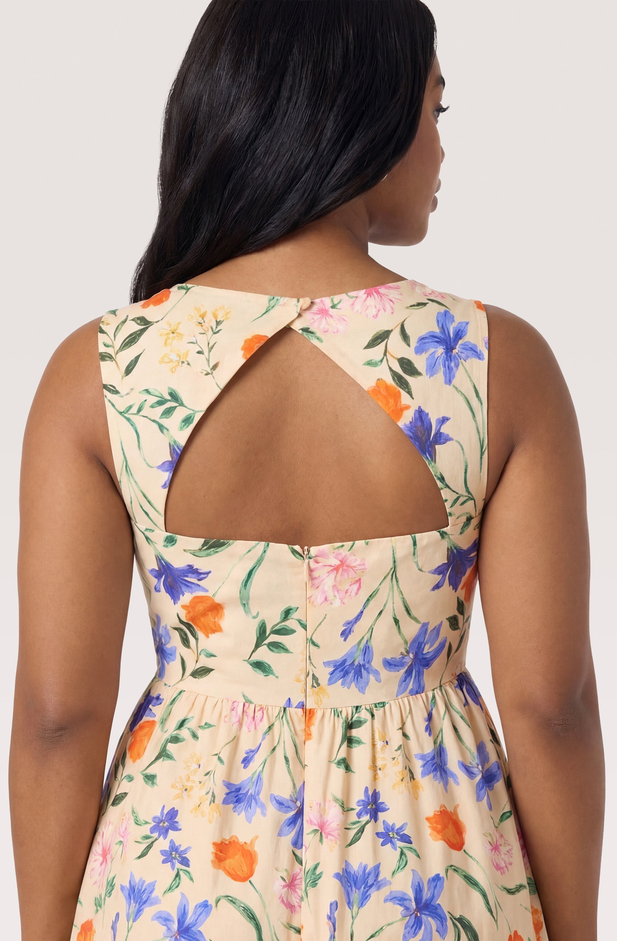 Beryl Garden Floral Midi Dress