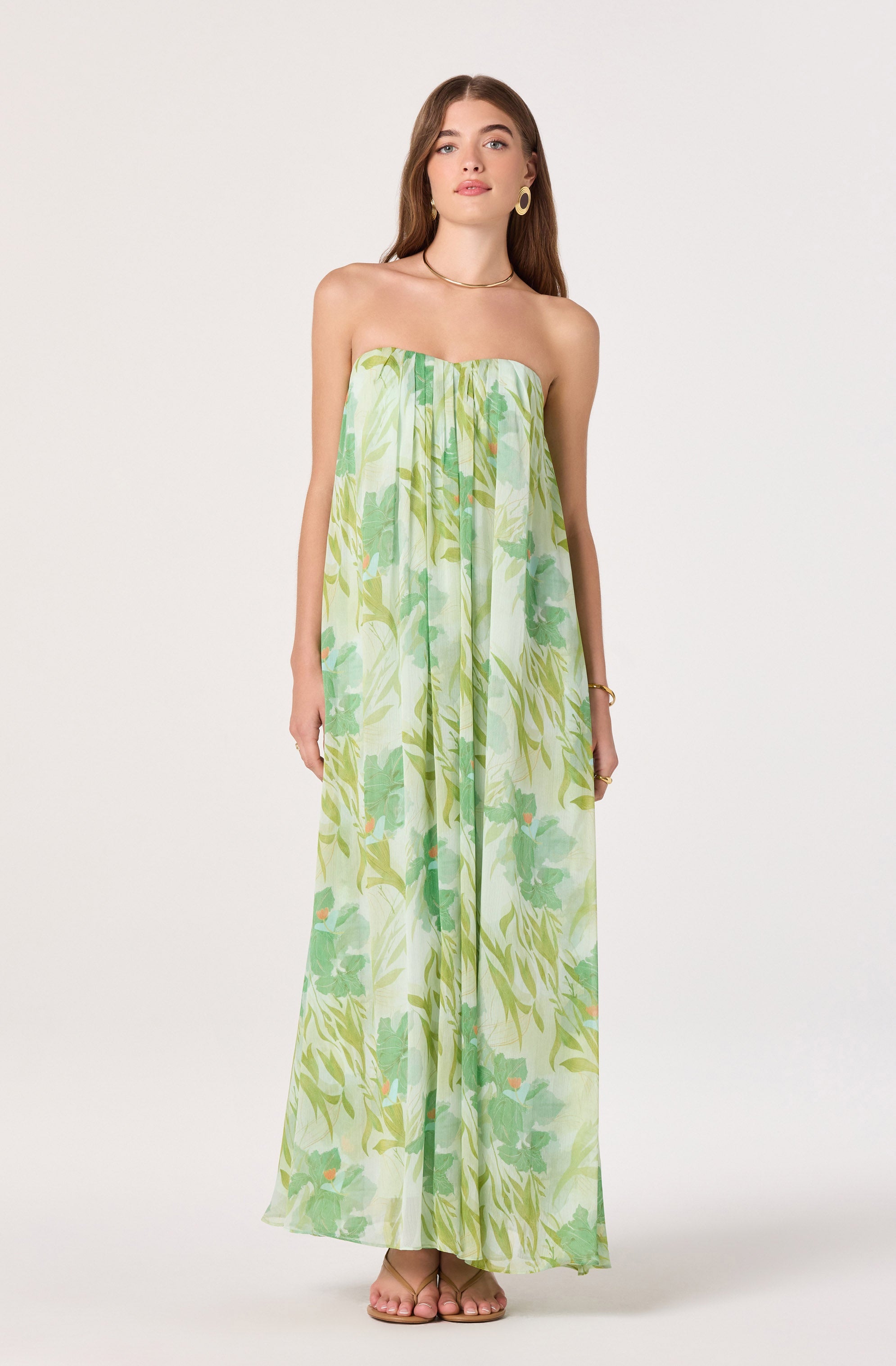 Aileen Strapless Maxi Dress