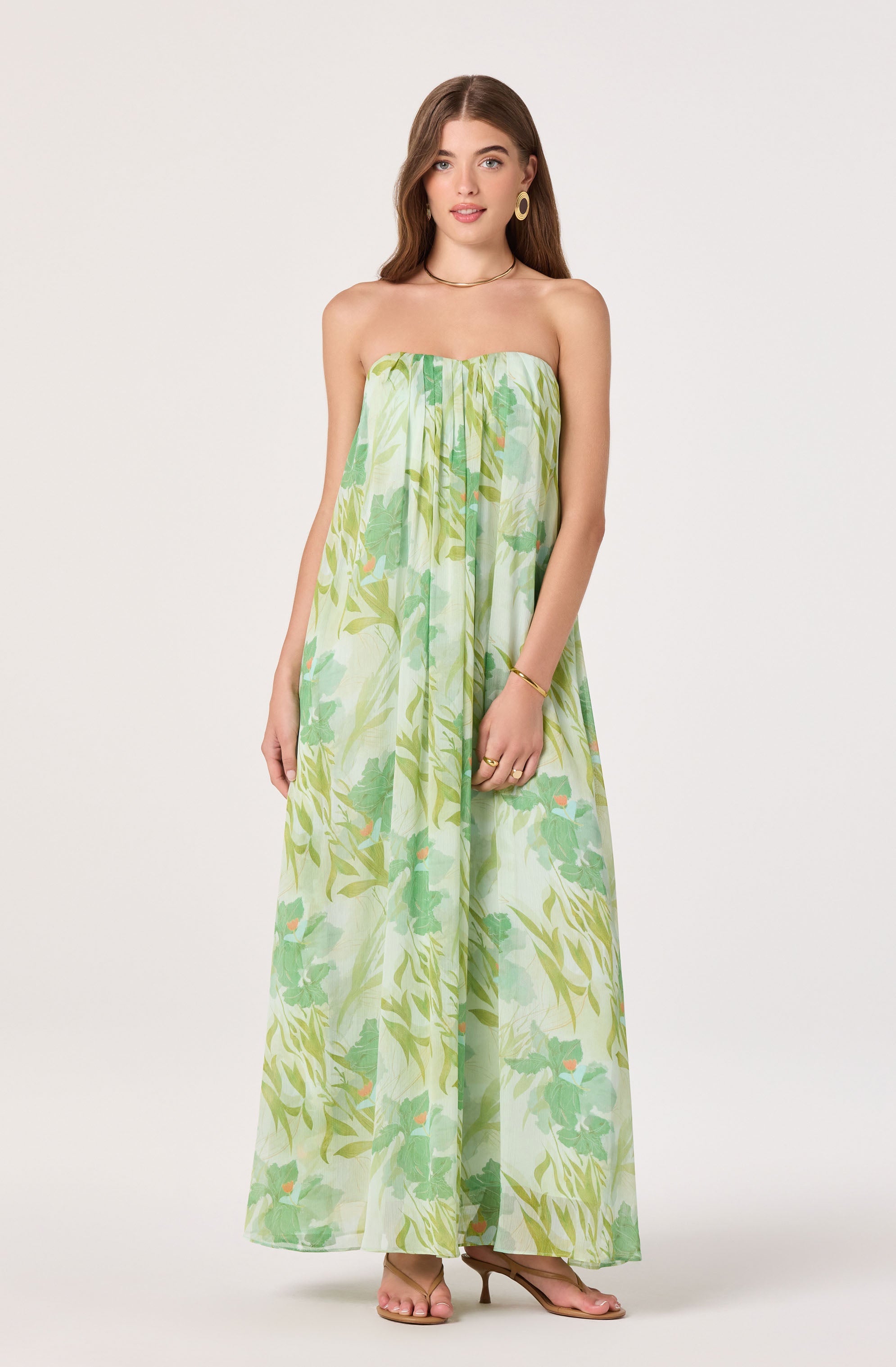Aileen Strapless Maxi Dress