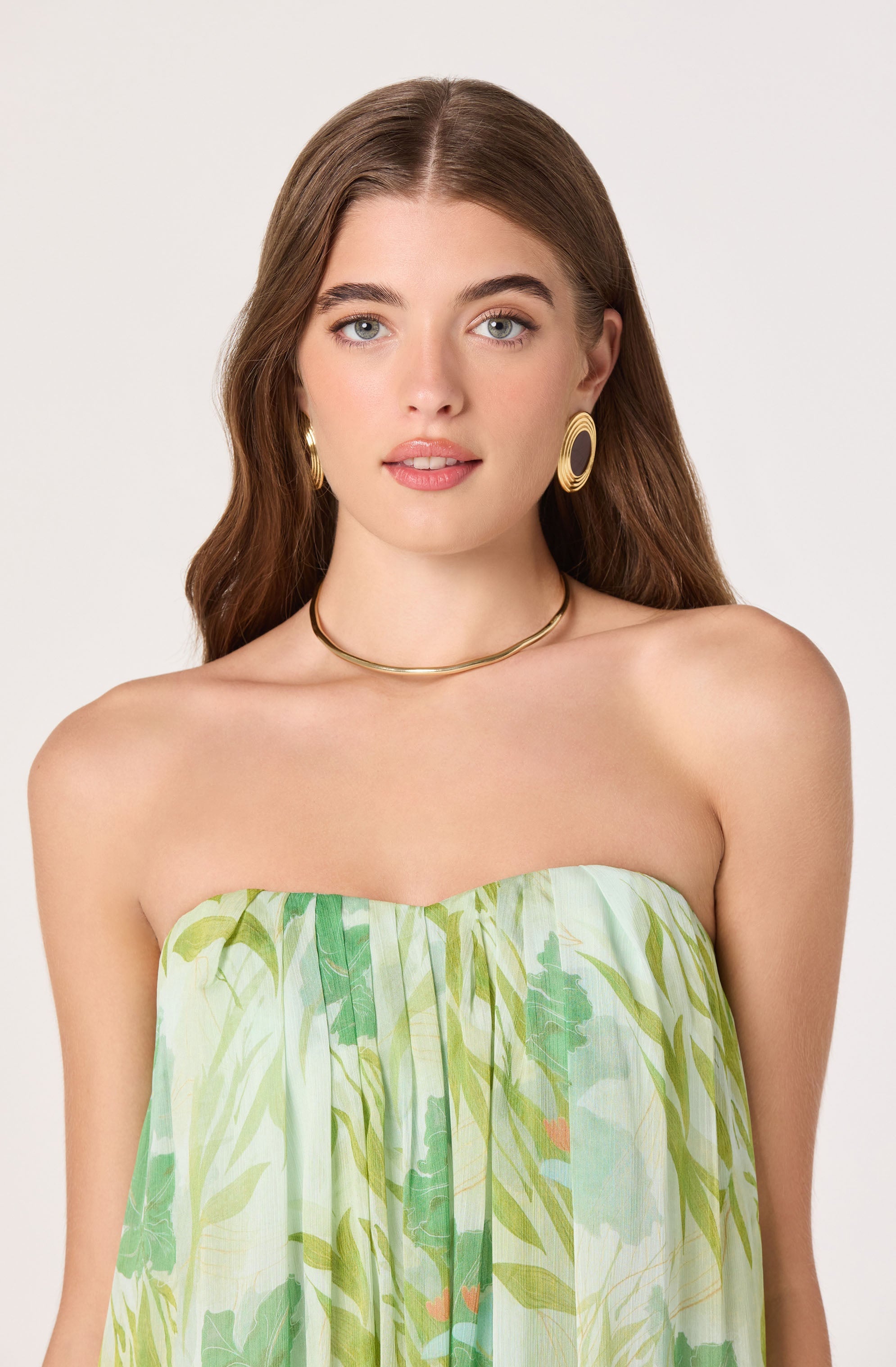 Aileen Strapless Maxi Dress