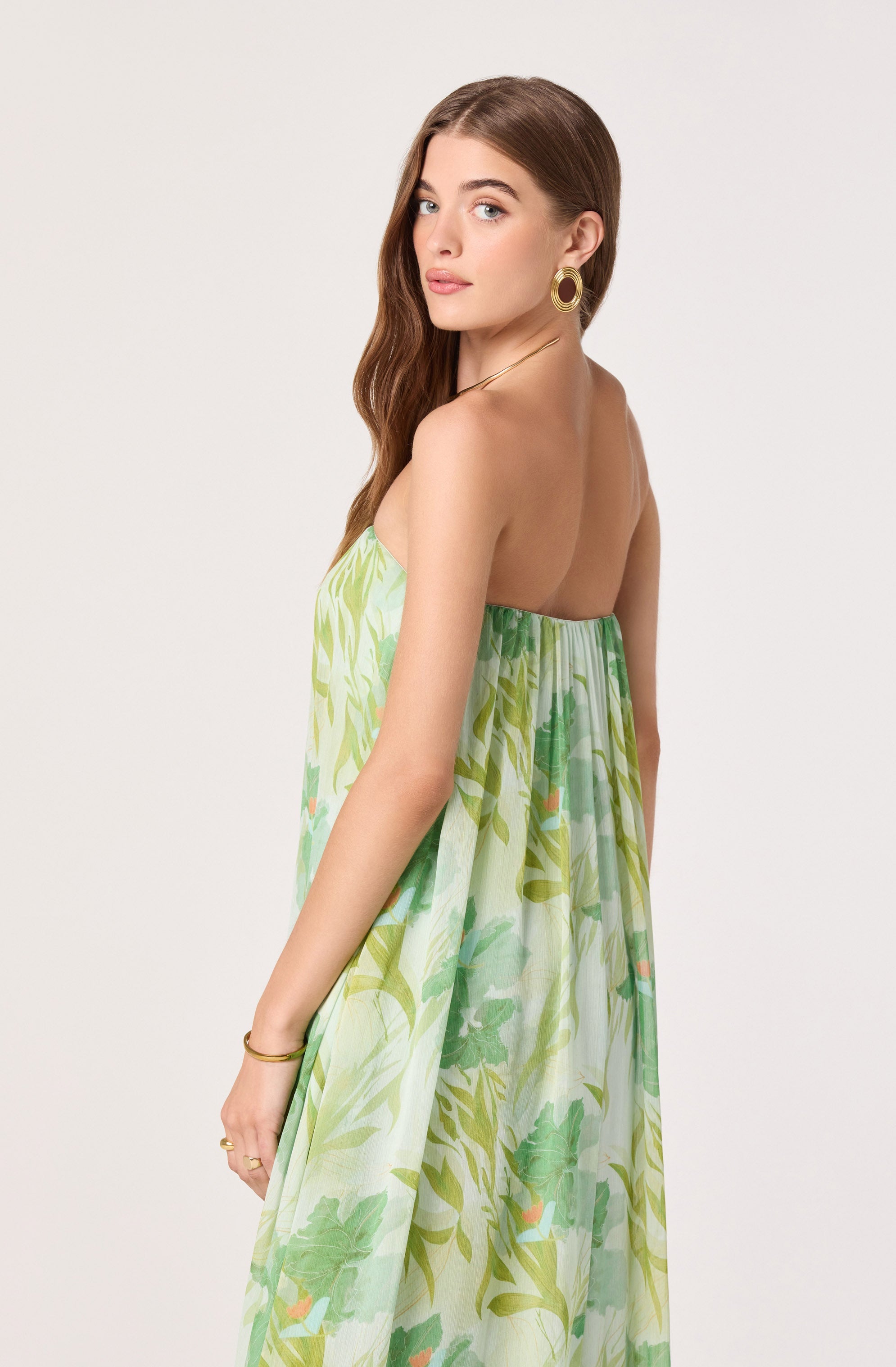 Aileen Strapless Maxi Dress
